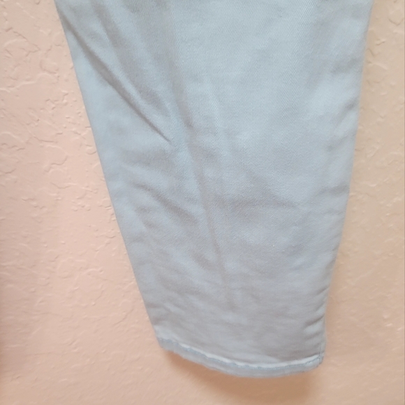 NxD Ladies Size 2 Petite Mint Green Jeans Midrise LITEWASH Pockets Beltloops - Picture 12 of 16